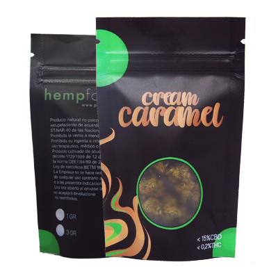 flor cannabis indoor caramelo cbd thc