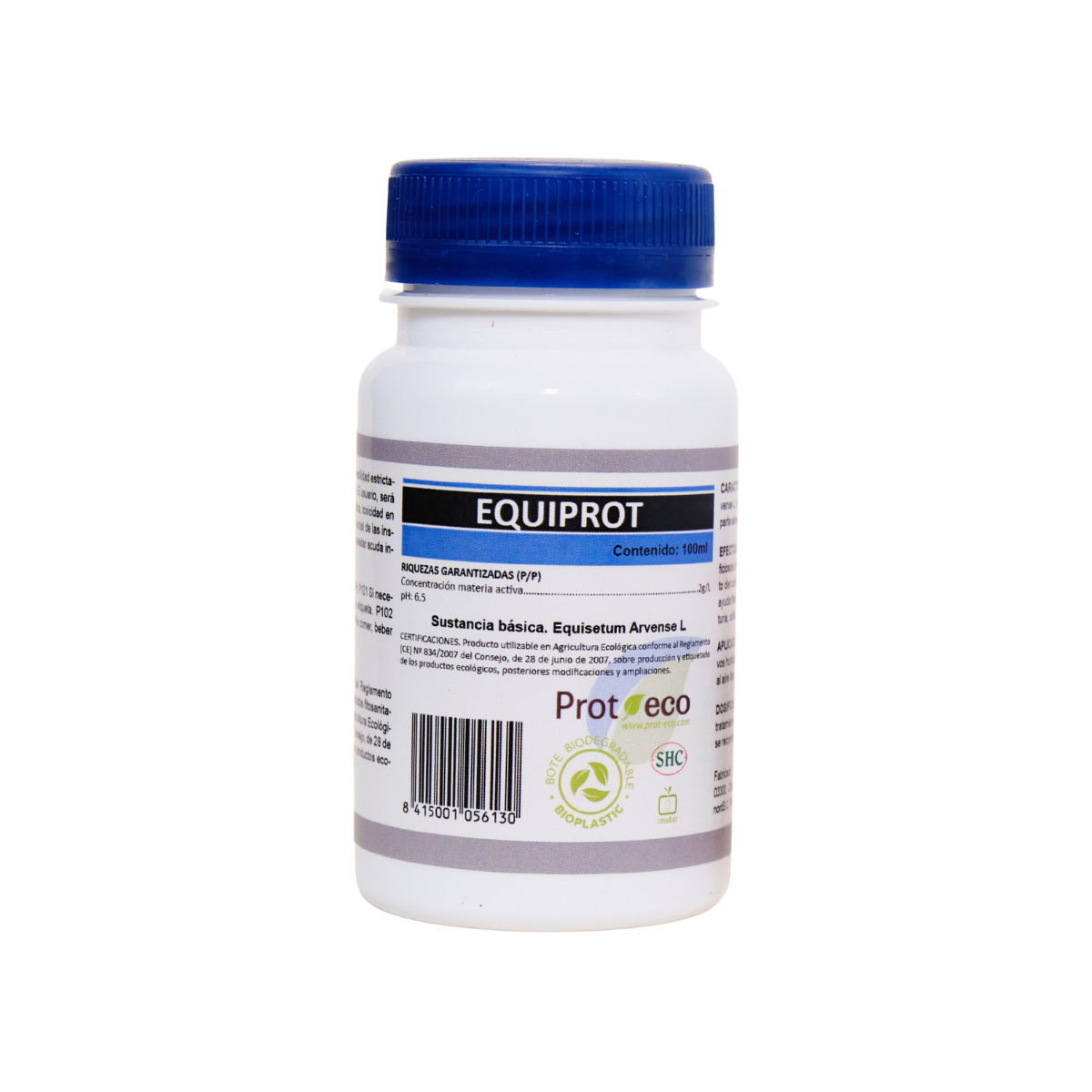 Botella Equiprot PROT‑ECO 100 ml, fortificante natural rápido contra estrés climático con extracto de cola de caballo