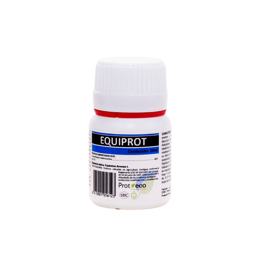 Botella Equiprot PROT‑ECO 30 ml, fortificante ecológico con extracto de cola de caballo para estrés climático
