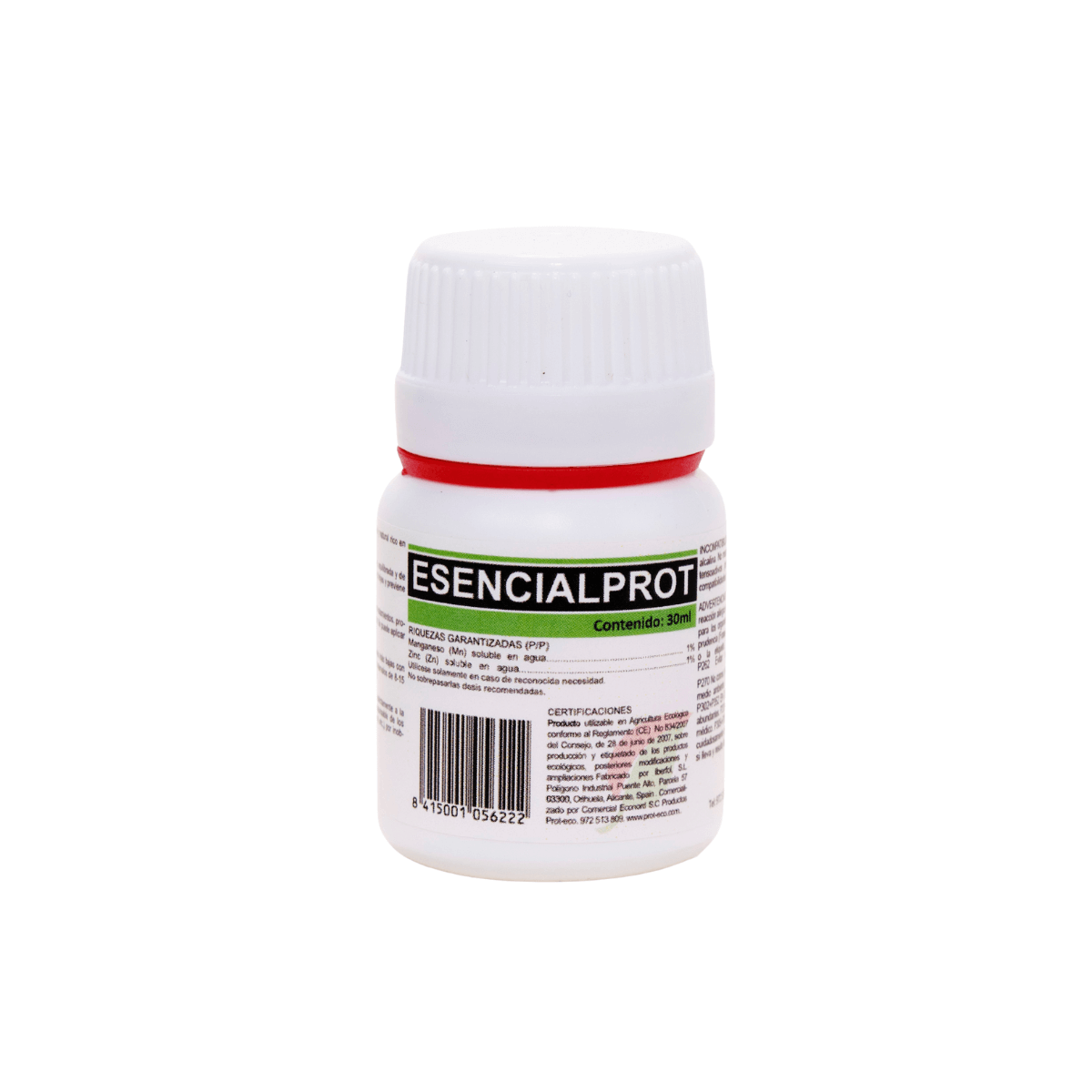Botella Esencialprot PROT‑ECO 30 ml, tratamiento ecológico con aceites esenciales contra araña roja