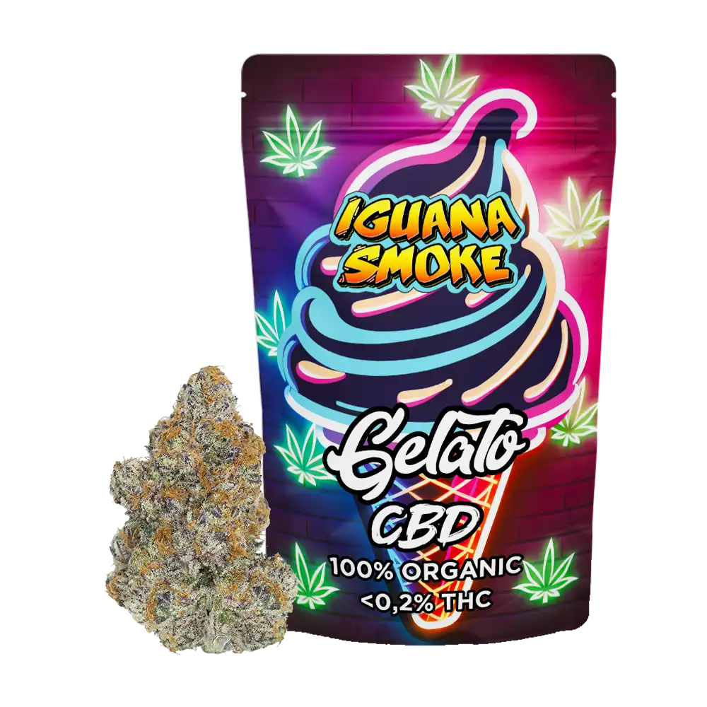 flores cannabis CBD THC 0,2 organic sabor helado