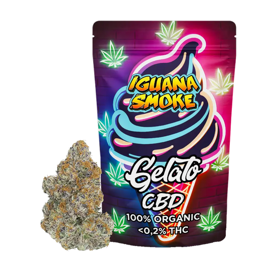 flores cannabis CBD THC 0,2 organic sabor helado