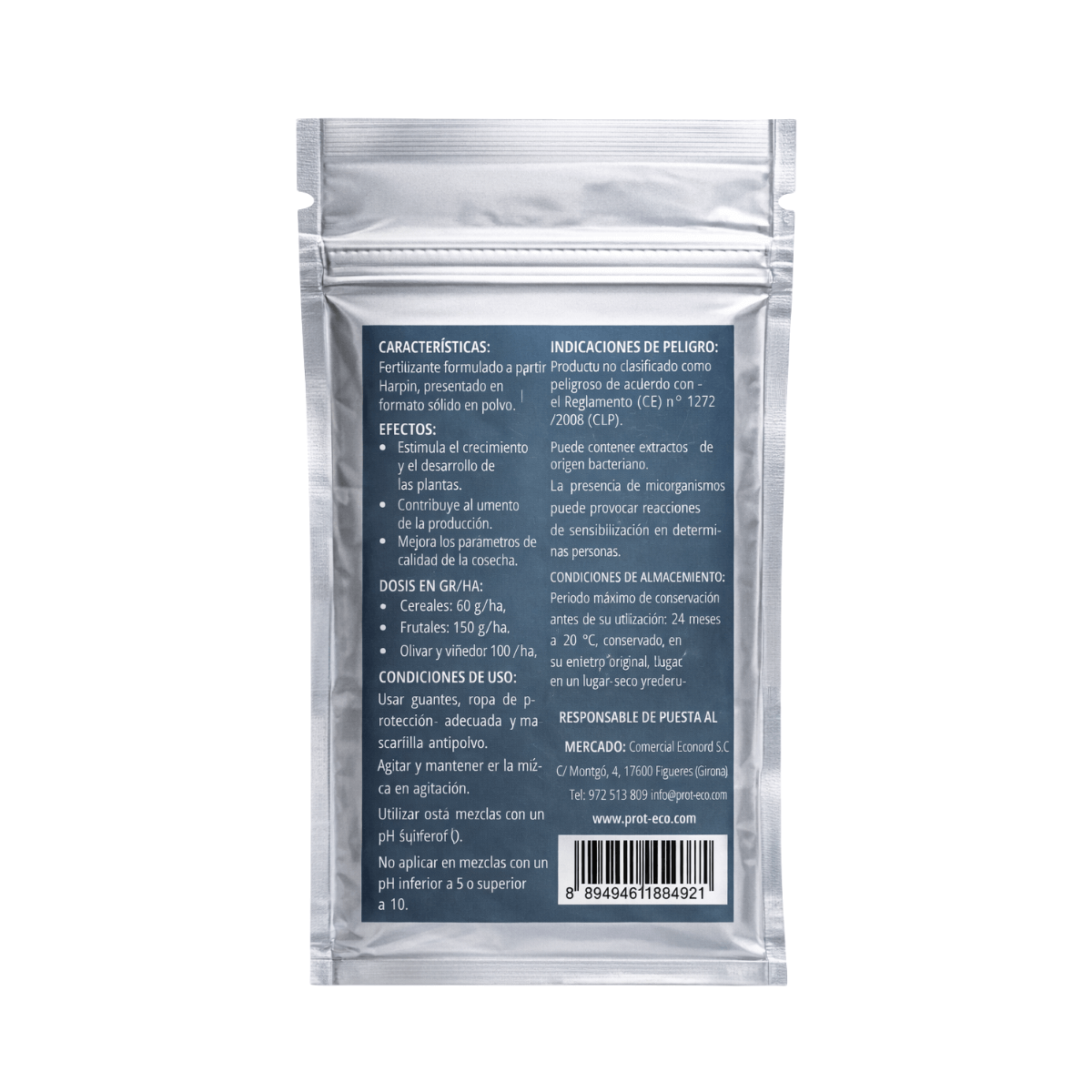 Proteína harpin bioestimulador foliar Mesenger Prot-Eco 10 gr