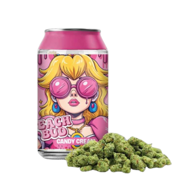 cbd mini cogollos CBD peach lata