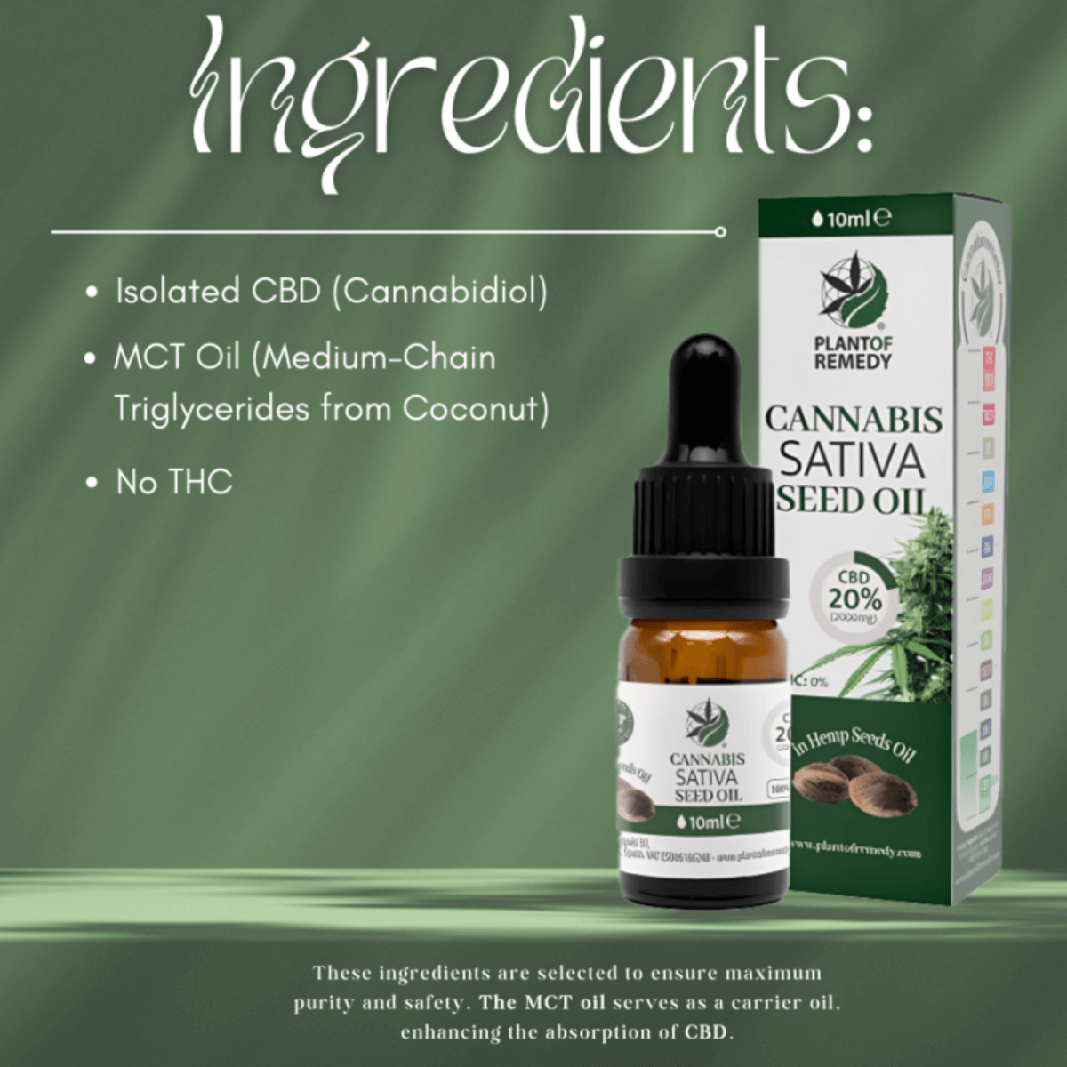Aceite CBD 20% Plant Of Remedy