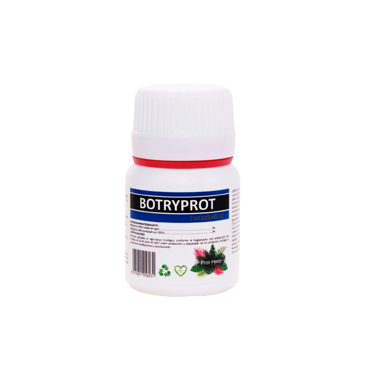 Botella Botryprot PROT‑ECO 30 ml, tratamiento ecológico antifúngico contra botritis y moho gris
