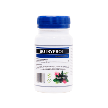 Botella Botryprot PROT‑ECO 100 ml, tratamiento antifúngico ecológico para botritis (moho gris) en cultivos
