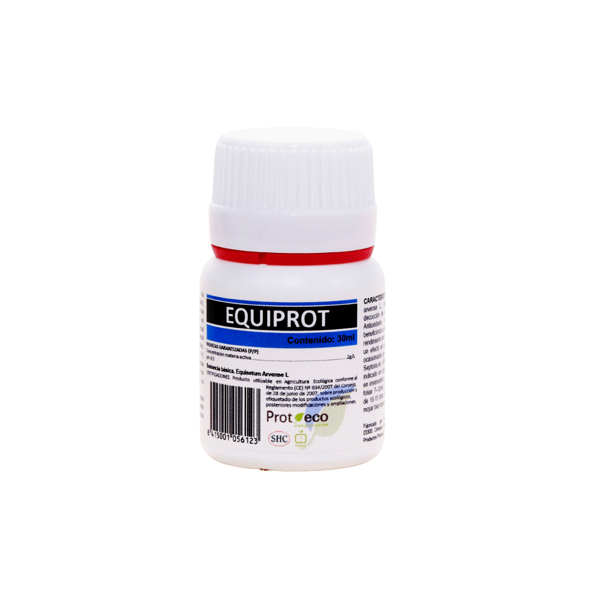 Botella Equiprot PROT‑ECO 30 ml, fortificante ecológico con extracto de cola de caballo para estrés climático
