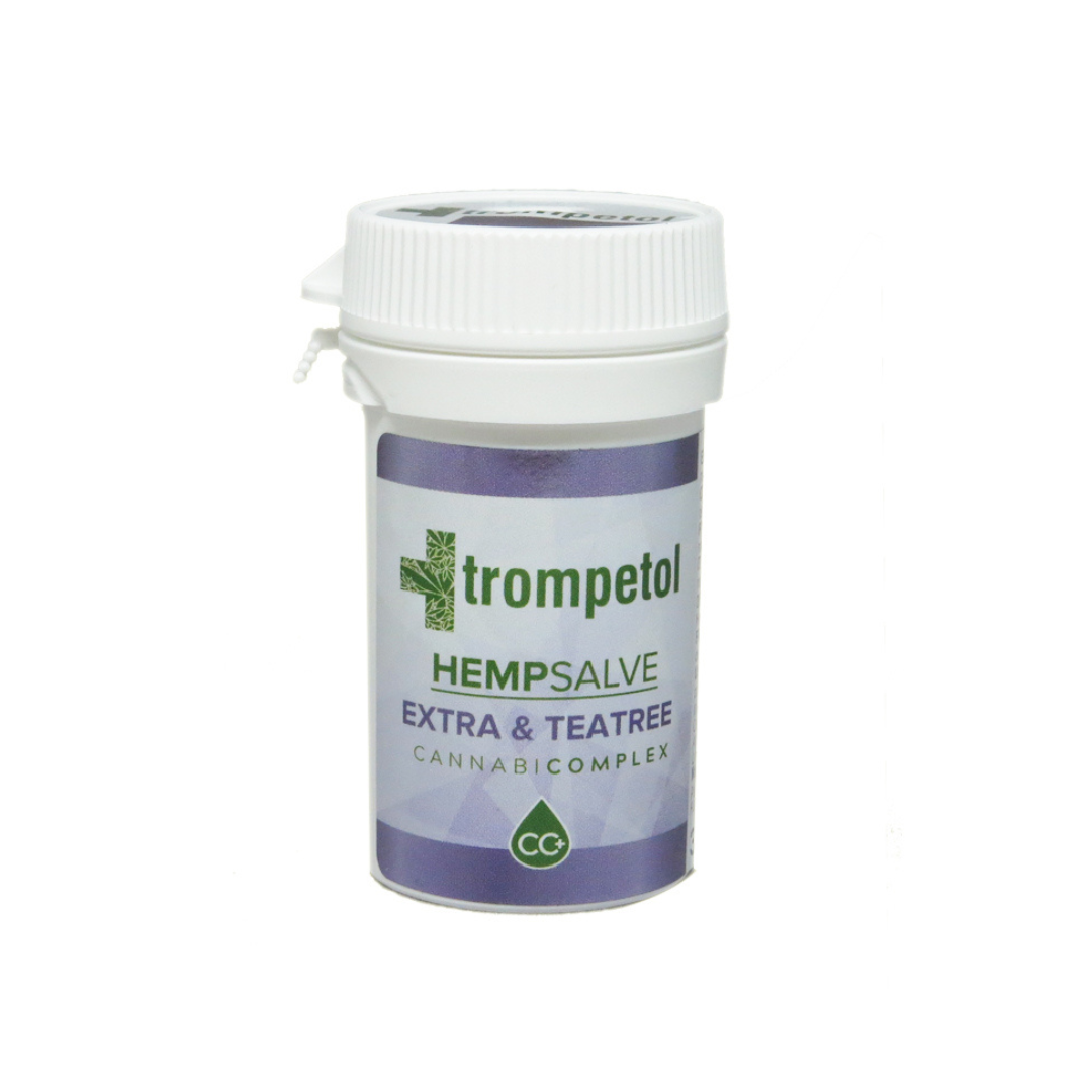 pomada antibacteriana arbol del te extracto de cannabis sativo, infecciones cutaneas acné, eczema