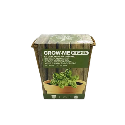 kit de cultivo orégano grow me kitchen maceta biodegradable