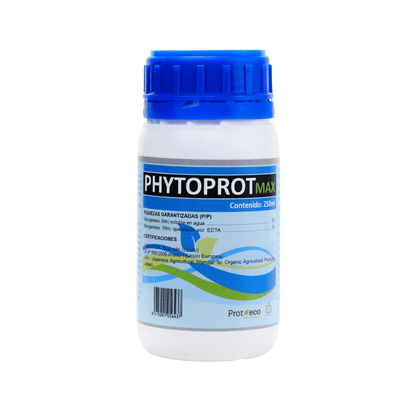Botella Phytoprot Max PROT‑ECO 250  ml, fertilizante prebiótico ecológico contra hongos de raíz (Phytophthora, Fusarium)
