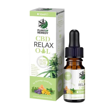 Aceite Relax 25% CBD y 5% CBG Plant of Remedy con lavanda y mandarina