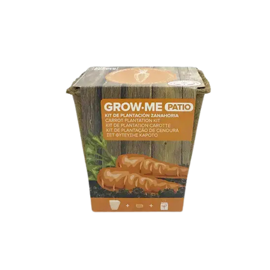 kit de cultivo zanahoria nantesa grow me zanahoria maceta biodegradable
