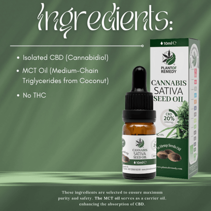 Aceite CBD 20% Plant Of Remedy