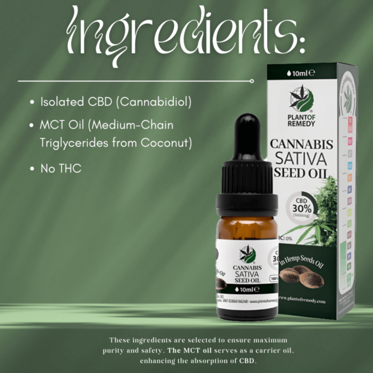 Aceite CBD 30% Cúrcuma Plant Of Remedy