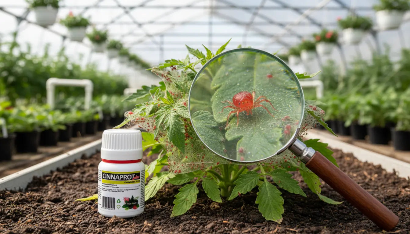 Tratamiento ecológico contra la Araña roja y ácaros en tus plantas