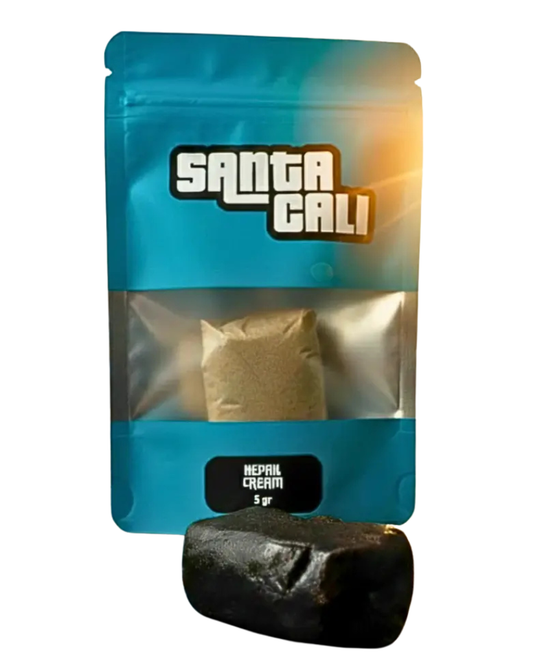 Bote Nepal Cream Hash CBD Santa Cali, resina CBD cremosa y premium
