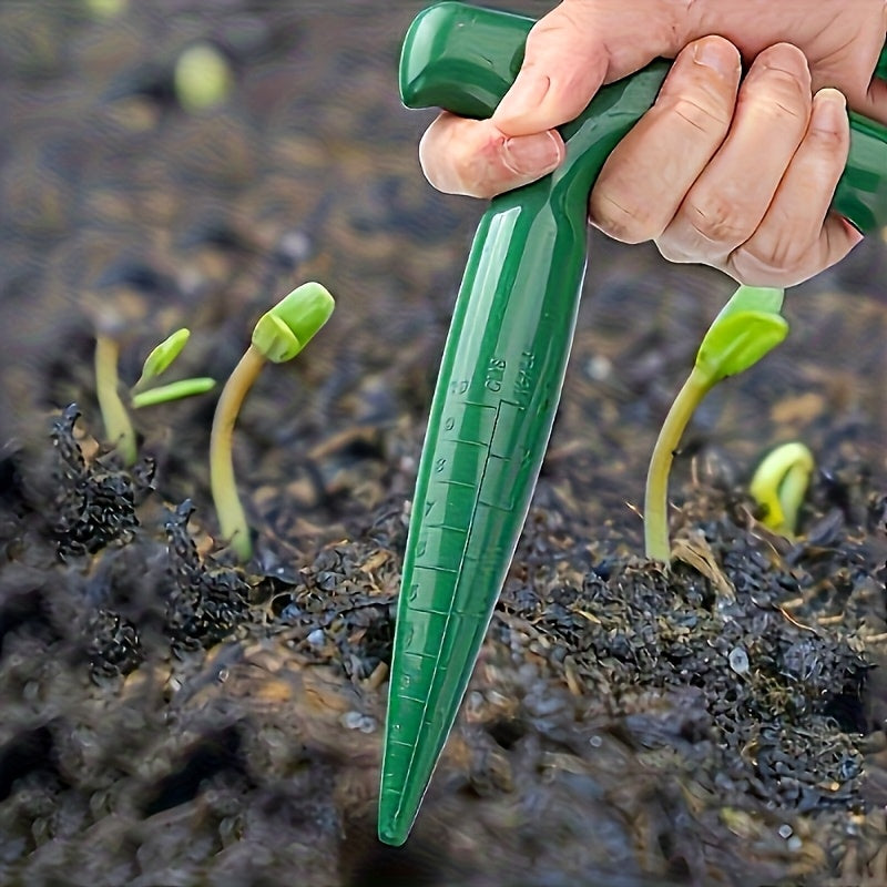 plantador manual de jardinería con mango ergonómico