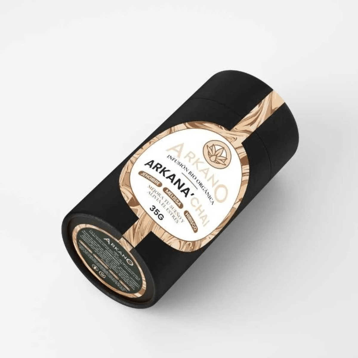 Mezcla herbal Arkana'Chai con jengibre, melisa y hibisco