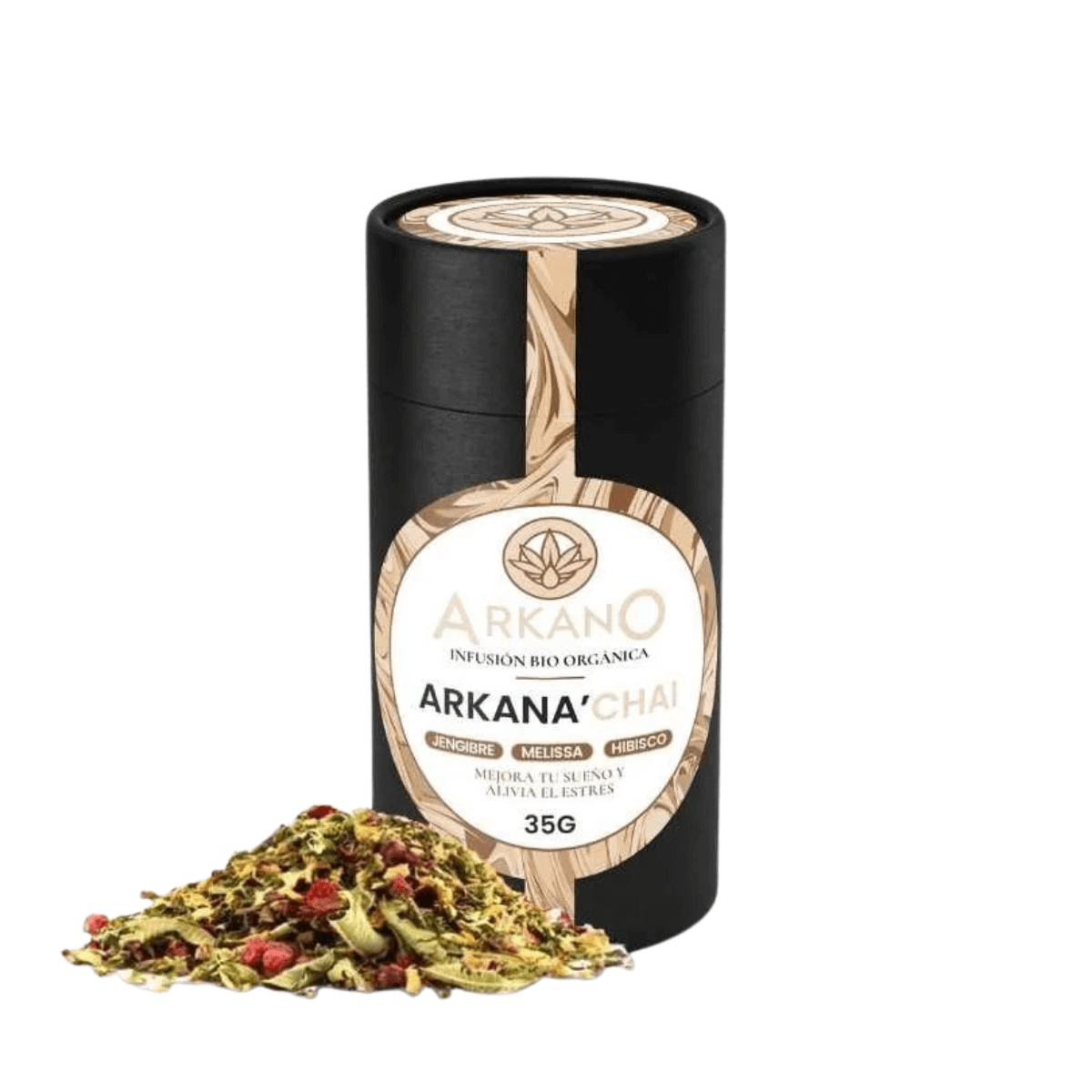 Infusión Arkana'Chai con CBD 15% en envase de 35 gr