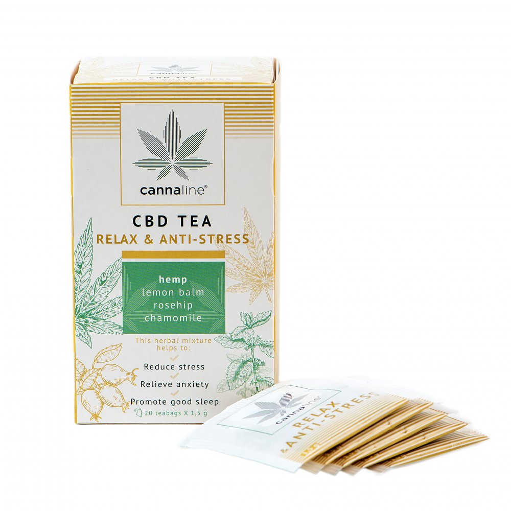 infusion CBD relajante y anti estrés